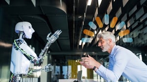 AI Marketing Companion website page flipped