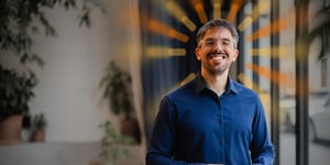 Entrepreneur feeling the empowerment of Catalyst