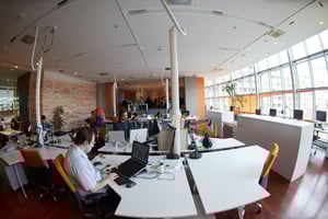 startup business people group working everyday job  at modern office